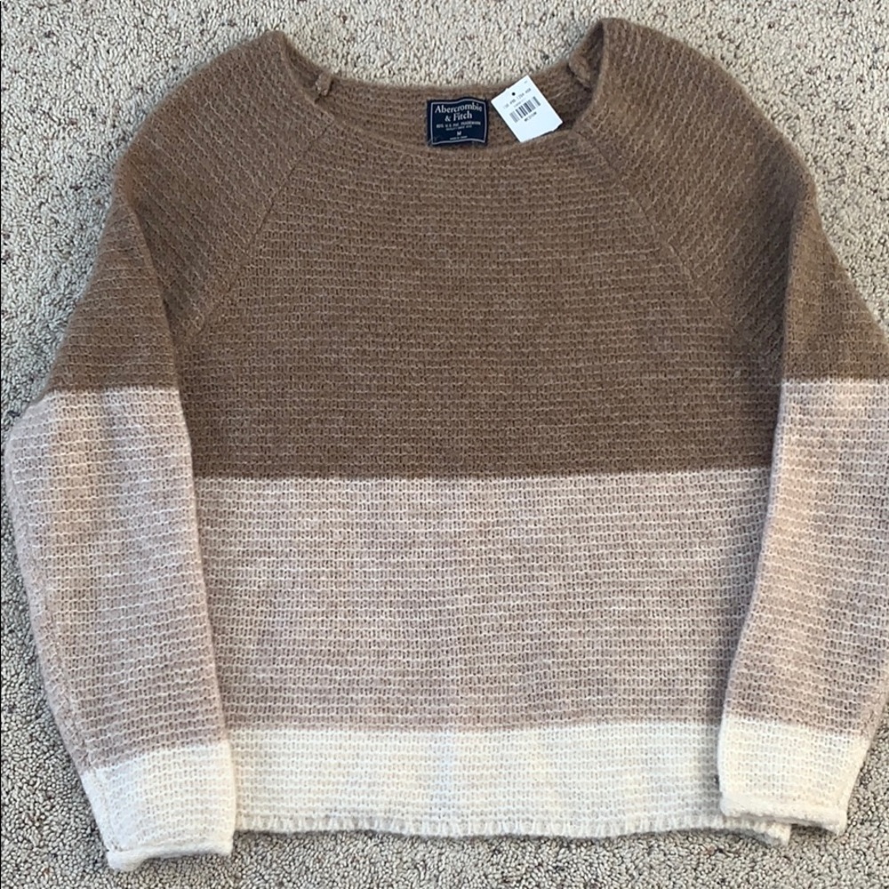 Abercrombie & Fitch boatneck dolman sweater medium